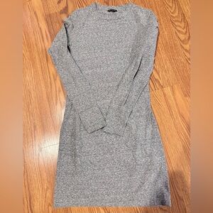 Club Monaco Heather Gray Long Sleeve Dress